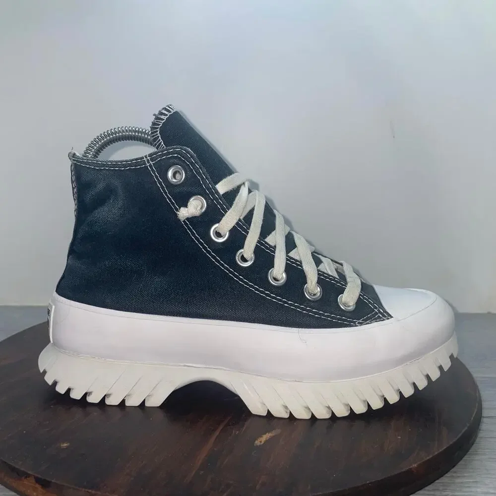 Converse Chuck Taylor All Star Lugged 2.0 Hi Womens Size 6 Shoes Black Sneaker